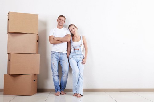 Removal team preparing a home move in Kingston upon Thames