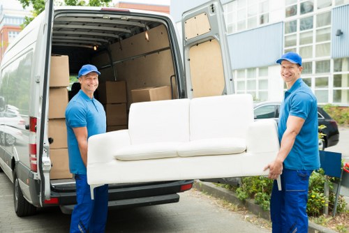 Professional furniture pick-up from a flat or house with access planning