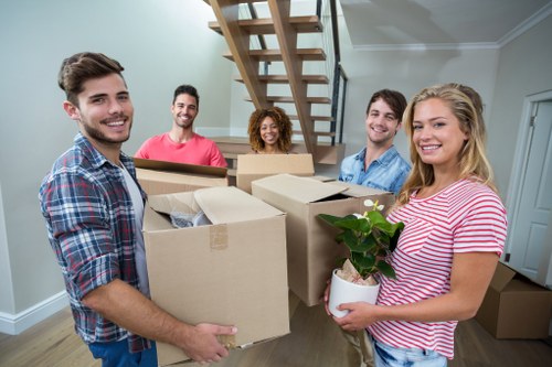 Office removals team planning a Kingston upon Thames business relocation