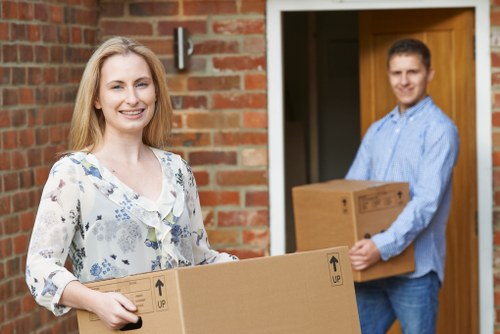 Person using a screen reader on a removals website in Kingston upon Thames