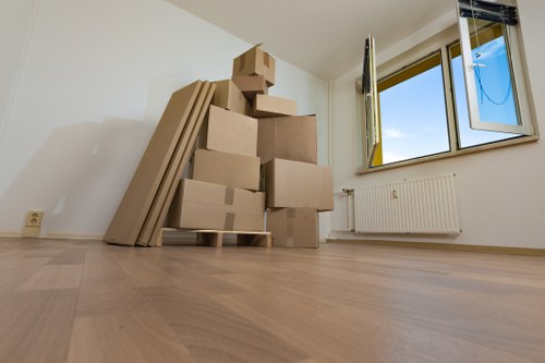 Professional movers handling a residential relocation in Kingston upon Thames