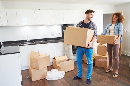 Preparing boxes and furniture for a Kingston upon Thames move
