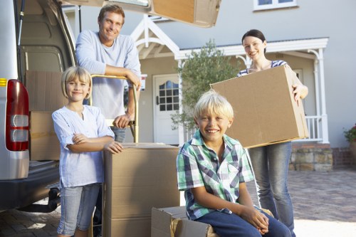 Professional movers handling a business relocation in Kingston upon Thames