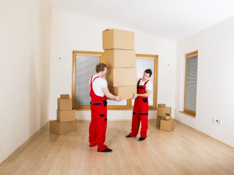 Waste handling and disposal compliance for a moving service